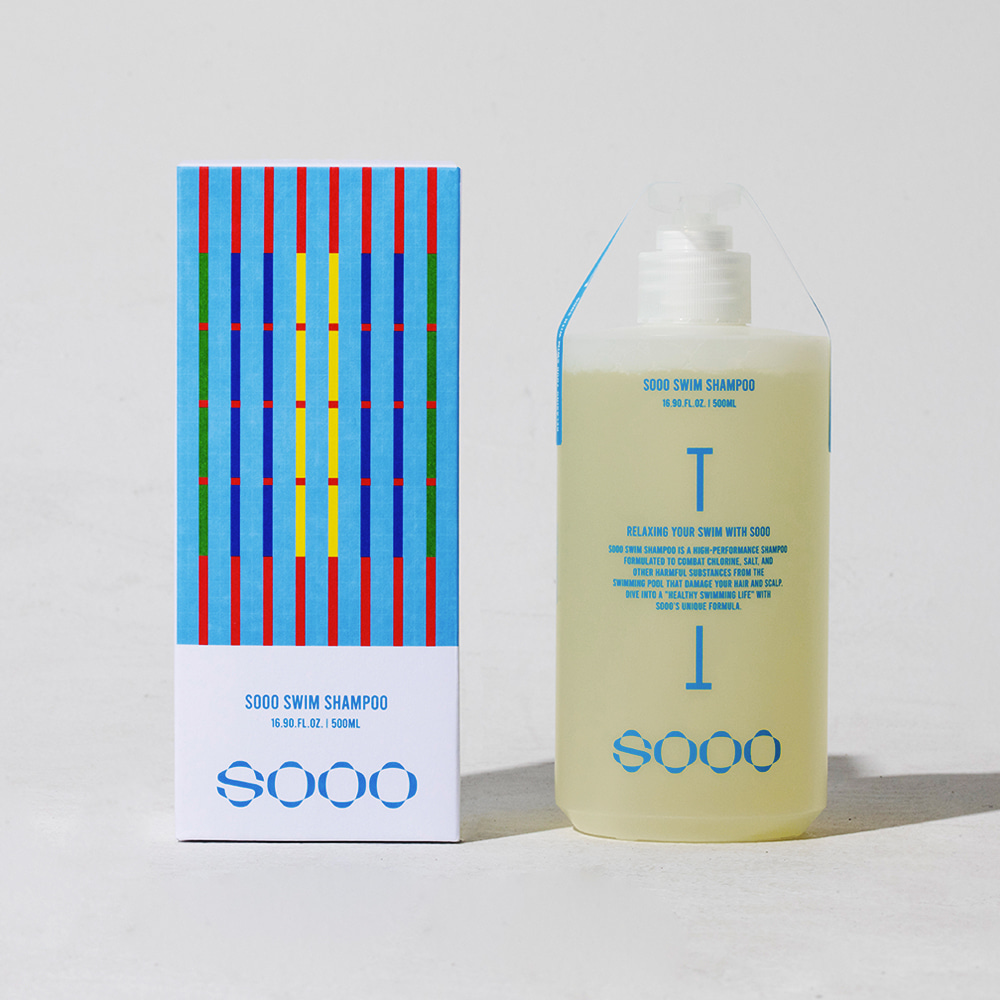 SOOO 스윔 샴푸 500ml + 바디워시 500ml + 제오시카 바디로션 200ml